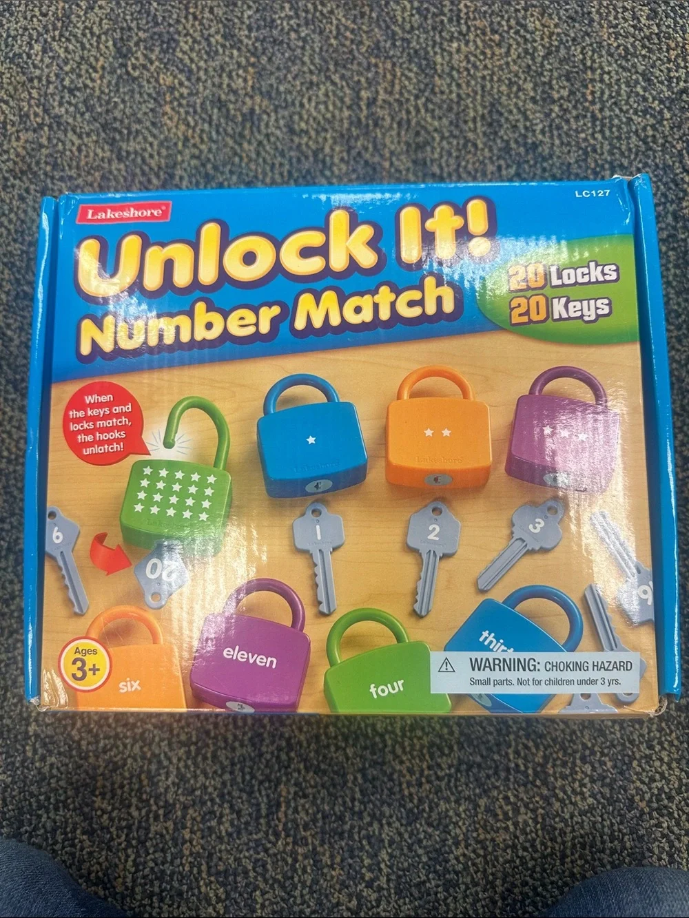 Lakeshore Unlock It! Number Match Educational Locks - Multicolor